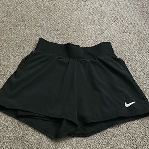 Black Nike dri fit shorts with spandex under size XS worn once